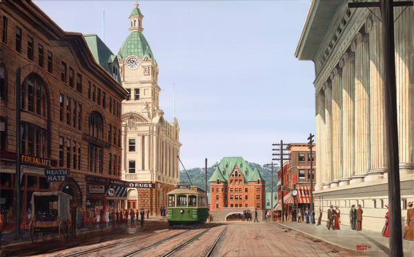 314. Top of Granville Street - 1912