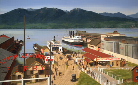 331. North Vancouver Ferry Dock - 1916
