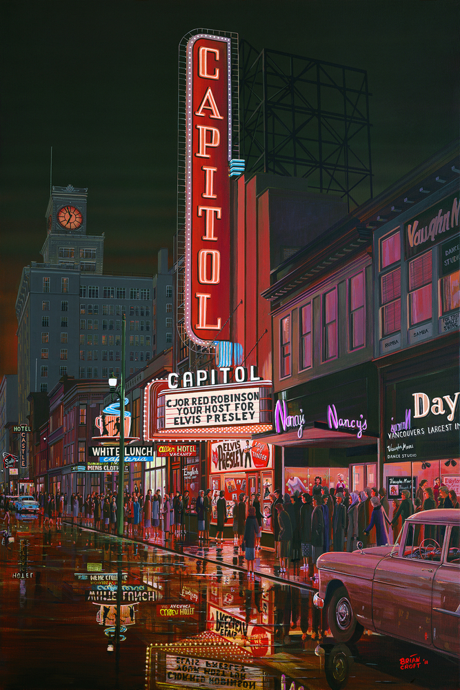 Brian Croft - Vancouver Collection - 344. Capitol on Granville- 1956