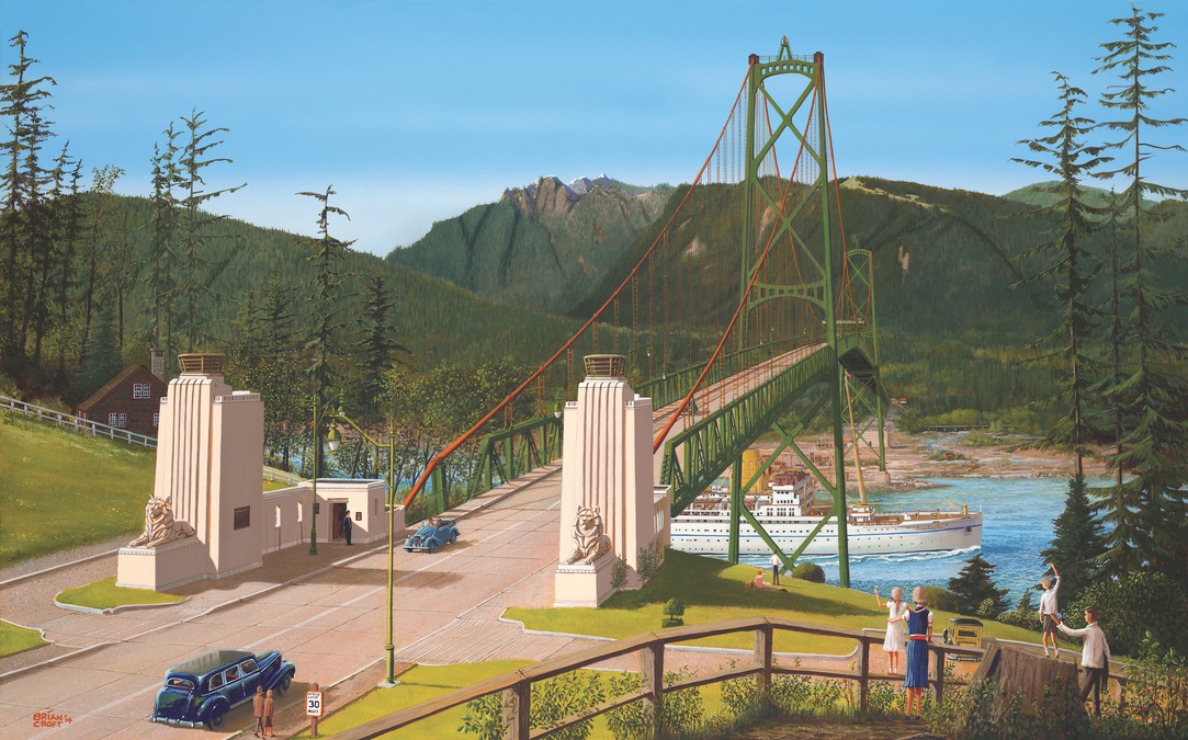 352. Lions Gate Bridge - 1939